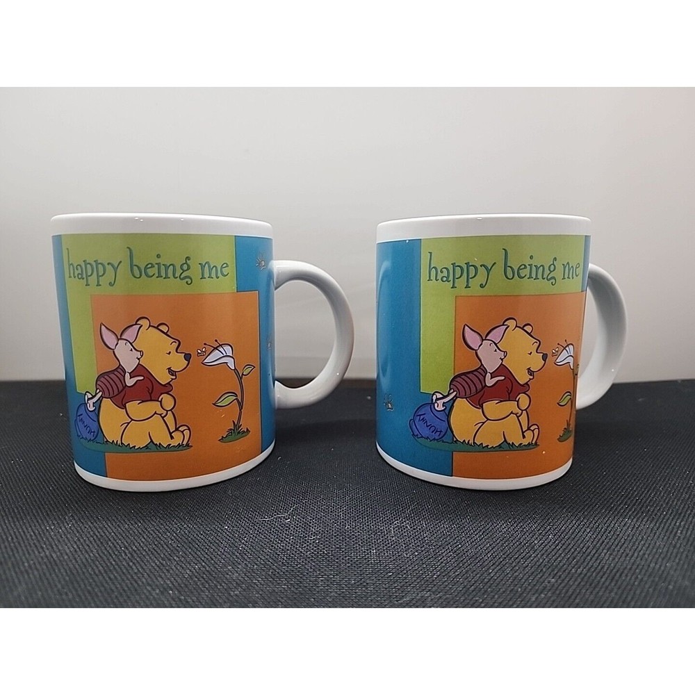 Disney - Winnie the Pooh Coffee Cup / Mug - "Bee friendly...Happy being me..." 2